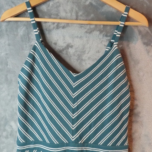 Green & White Jumpsuit in Perfect Condition, Super Comfy, On Trend - Picture 4 of 5